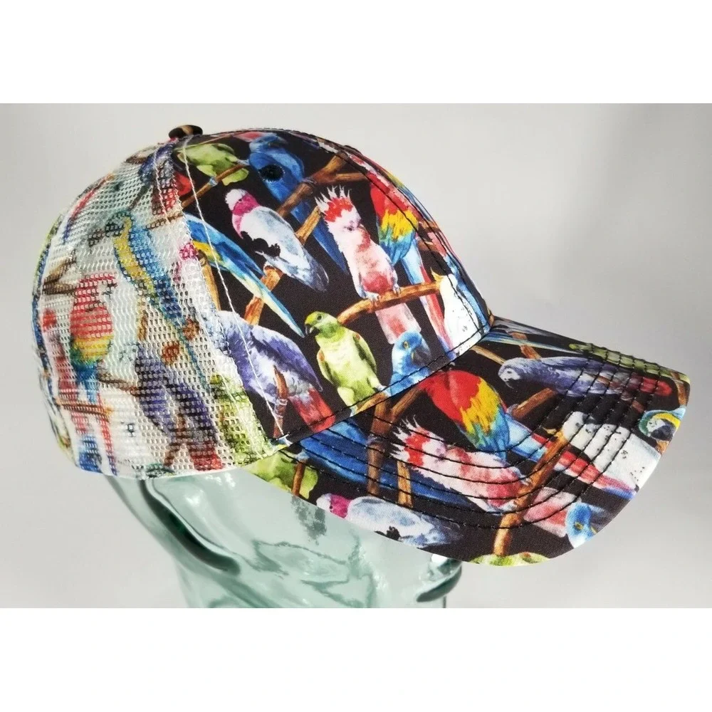 Nick Graham Trucker Parrot Head‎ (Buffet Margaritaville Style) Baseball Cap Hat